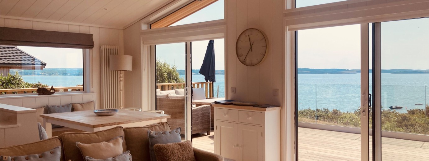 The Moorings living room view